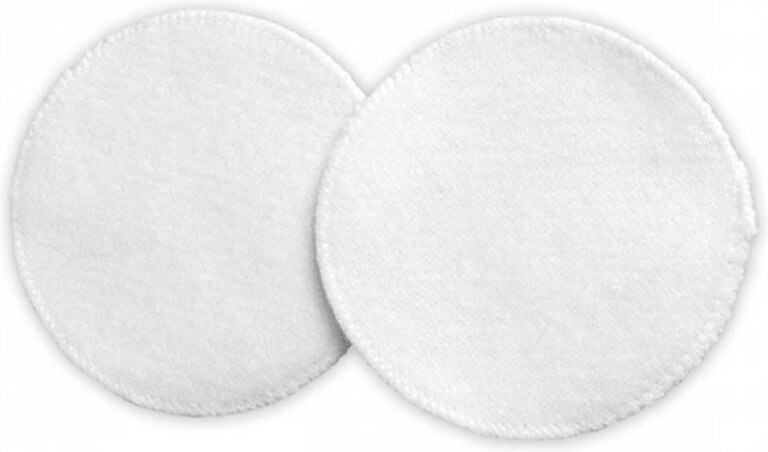 Carriwell Washable Breast Pads - White - Soft Touch Cotton