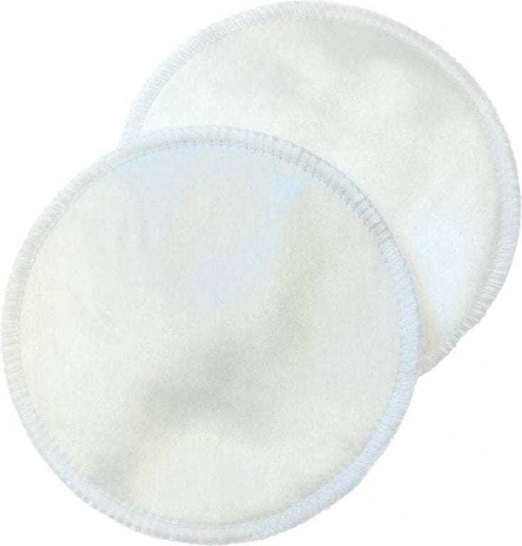 Carriwell Washable Breast Pads - White - Natural Silk