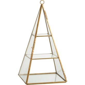 J-Line T-Lichthouder Pyramide - Koper/Goud