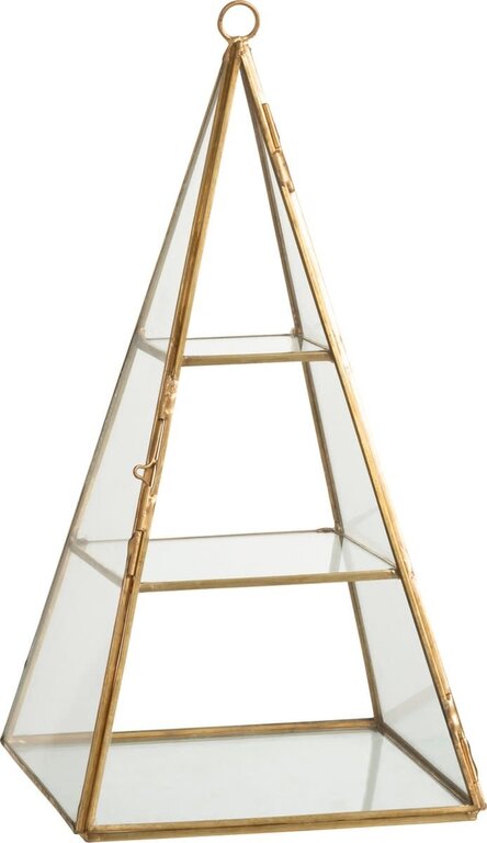 J-Line T-Lichthouder Pyramide - Koper/Goud