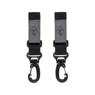 Lässig Set of 2 Stroller Hooks - Black