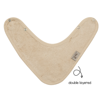 Timboo Bandana Bib Doubled 36X20Cm - Frosted Almond