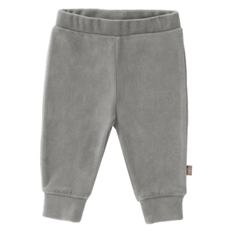 Fresk Trousers velours no feet Paloma grey: 3-6 m