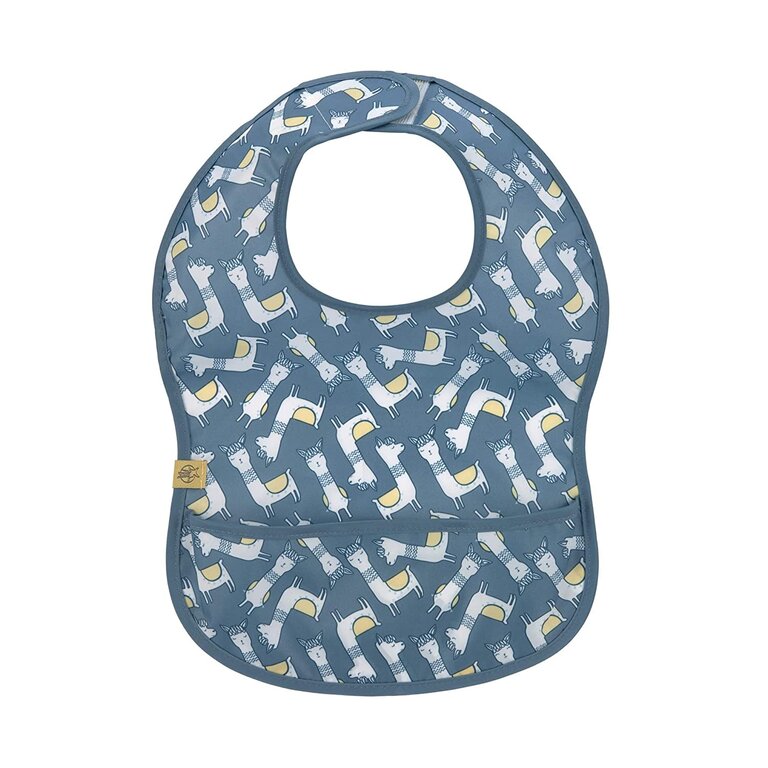 Lässig Lightweight Bib Glama Lama - Blue