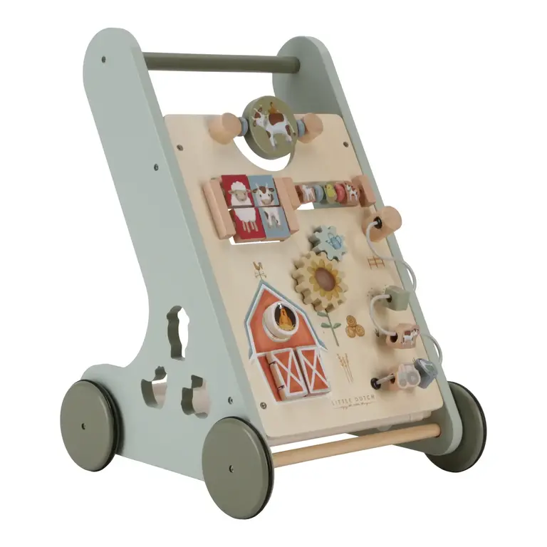 Little Dutch Activiteiten loopwagen - Little Farm FSC