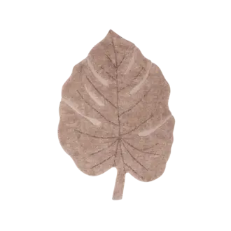 Lorena Canals Washable Rug Monstera - Vintage Nude