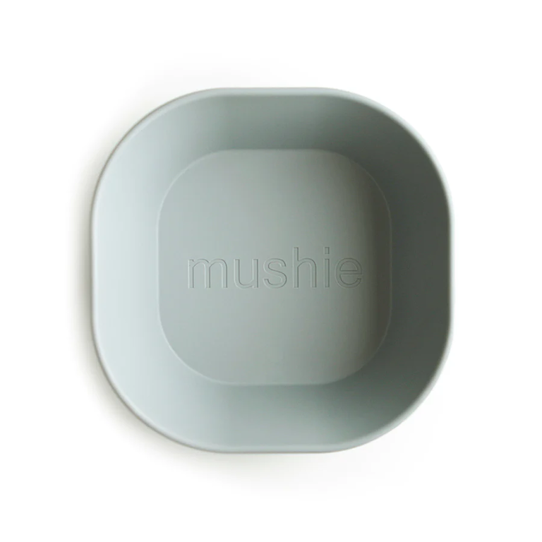 Mushie Bowl square - Sage (2 PCS)