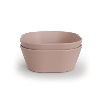 Mushie Bowl square - Blush (2 PCS)
