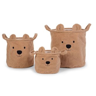 Childhome Teddy Basket Bruin 3 Stuks (20/30/40)