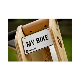 Wishbone Naamplaat voor loopfiets