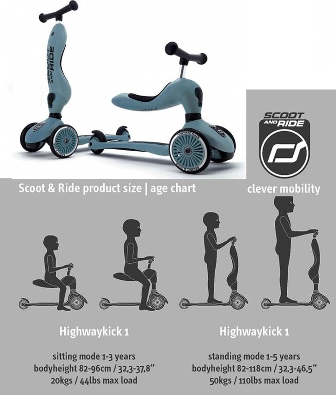 Scoot and Ride Highwaykick 1 - Steel