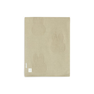 Jollein Deken Wieg 75 x 100 cm - Miffy Olive Green/Coral Fleece