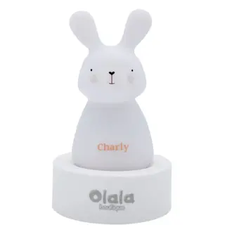 Olala Solo Rabbit Charly Night Light - White