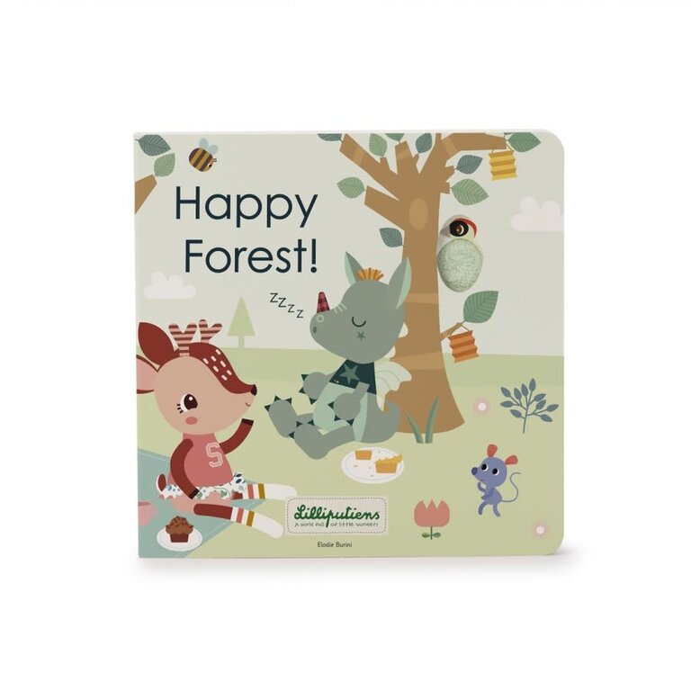 Lilliputiens Voelboek met geluiden "Happy Forest"