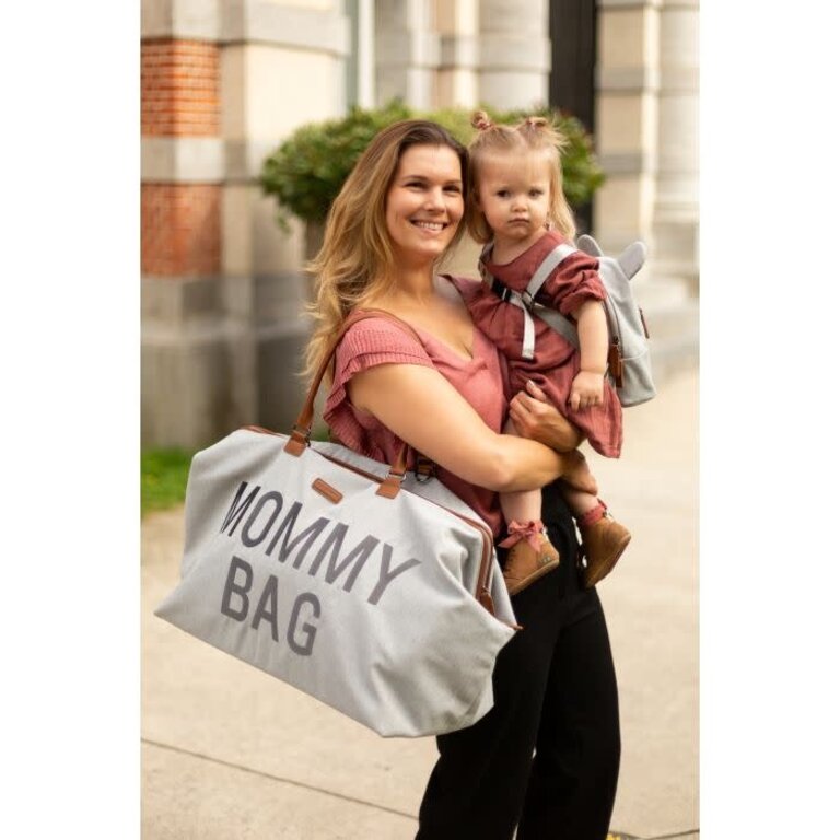 Childhome Mommy Bag Canvas Grijs