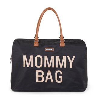 Childhome Mommy Bag Groot Zwart/Goud
