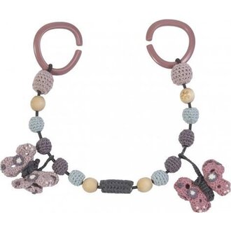 Sebra Crochet Pram Chain - Butterfly