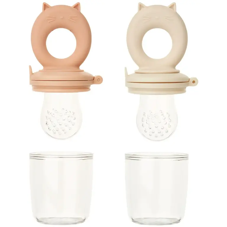 Liewood Miranda Food Feeder - Tuscany Rose/Apple Blossom - 2-Pack