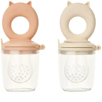 Liewood Miranda Food Feeder - Tuscany Rose/Apple Blossom - 2-Pack