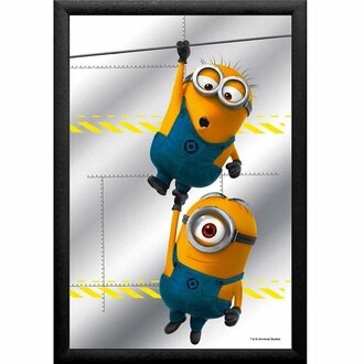 Nostalgic Art Framed Mirror Minions