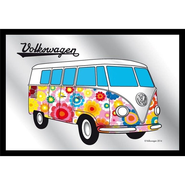 Nostalgic Art Mirror Volkswagen Hippy Vintage