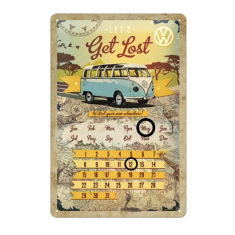 Nostalgic Art Metal Calender Bulli 'Get Lost'