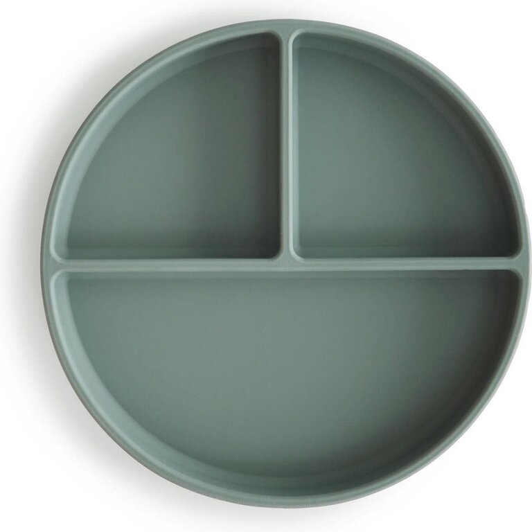 Mushie Silicone Divider Plate  - Cambridge blue