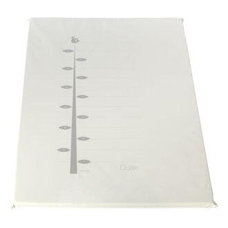 Quax Parkmatras Pvc - Meetlat - Wit