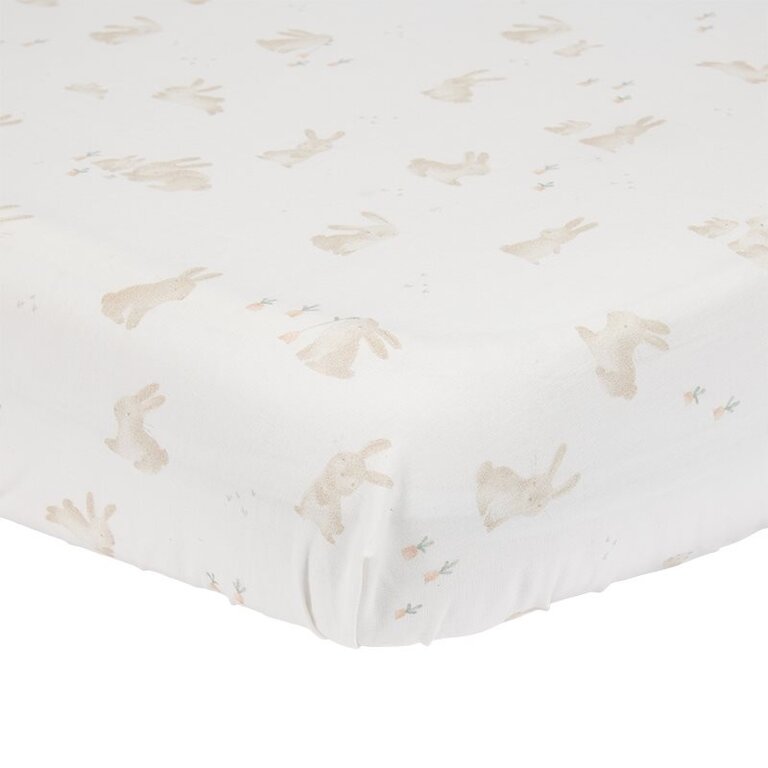 Little Dutch Fitted Sheet  Baby Bunny 70x140cm