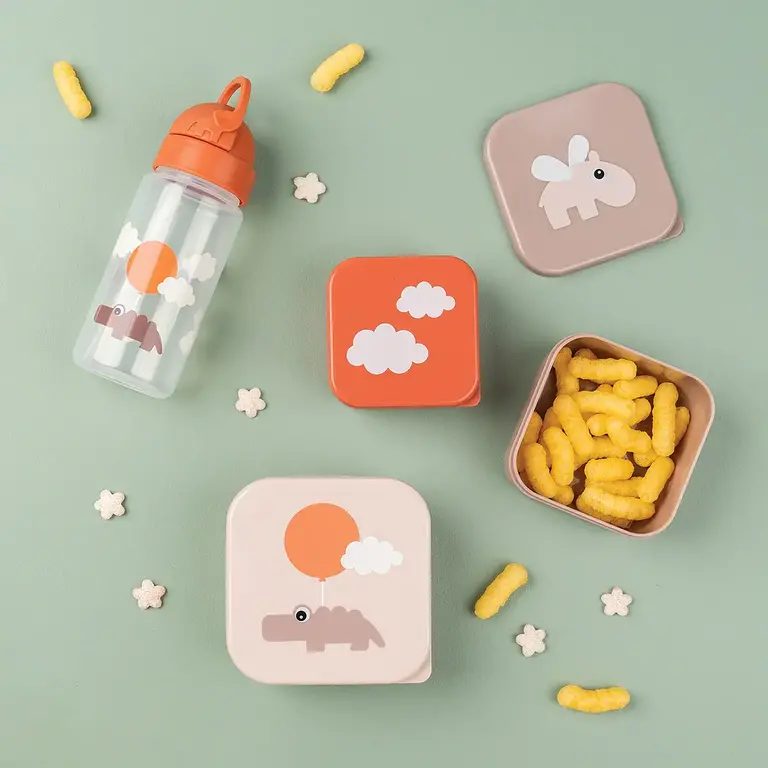 Done by Deer Snack box set 3 pcs - Happy clouds - Powder