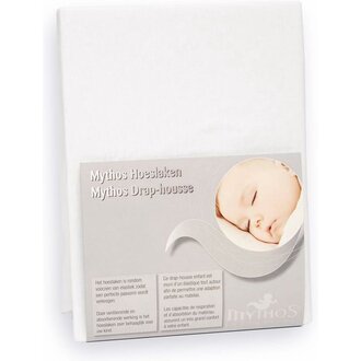 Mythos Hoeslaken Jersey 60x120 Wit
