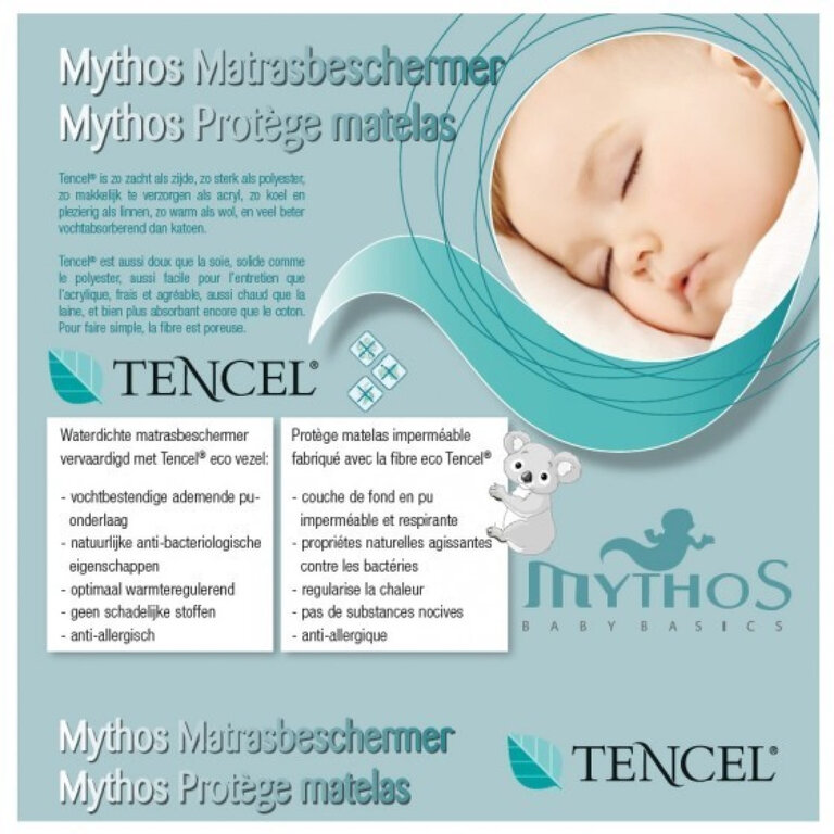 Mythos Matrasbeschermer Ademend Tencel 40x80