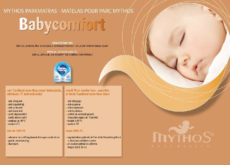 Mythos Parkmatras 75x95x7
