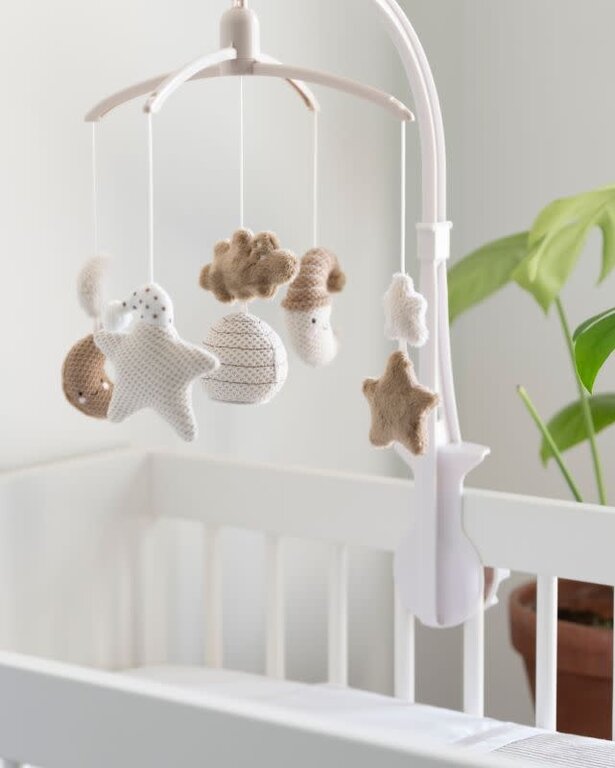 Baby's Only Muziekmobiel Heaven Clay/Warm Linen