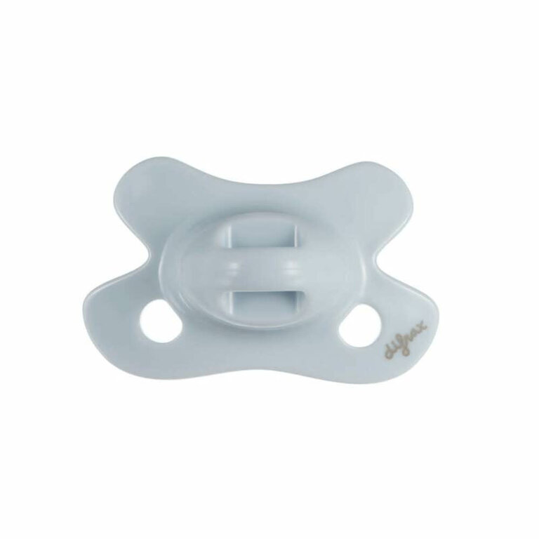 Difrax Fopspeen Natural Newborn Uni/Pure Blauw/Ice