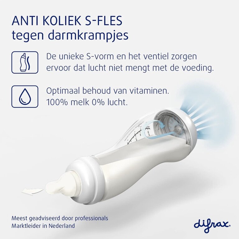 Difrax S-Fles Natural Creme 170Ml