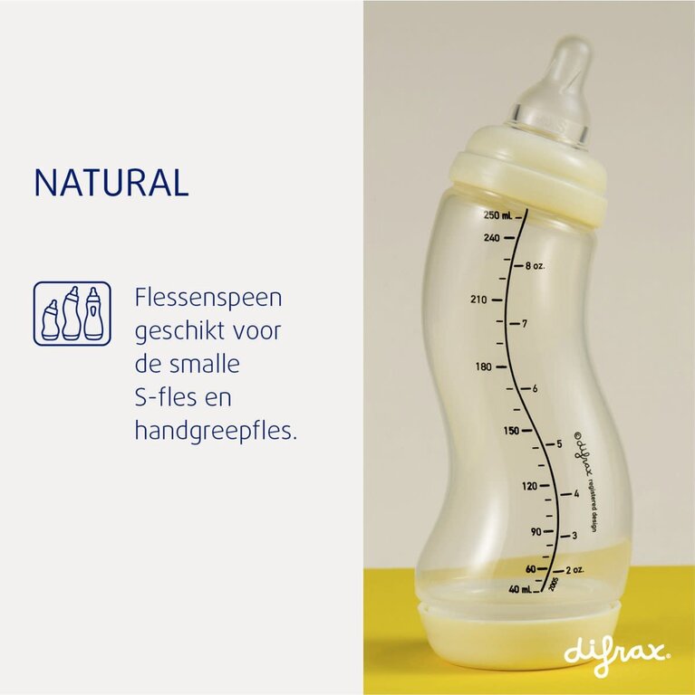 Difrax Flessenspeen Natural Medium