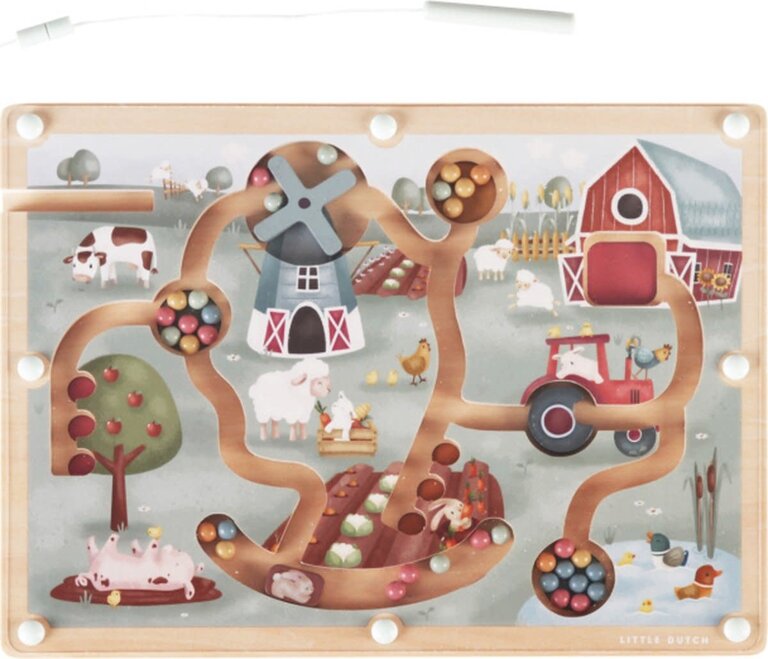 Little Dutch Magnetisch Doolhof Little Farm FSC
