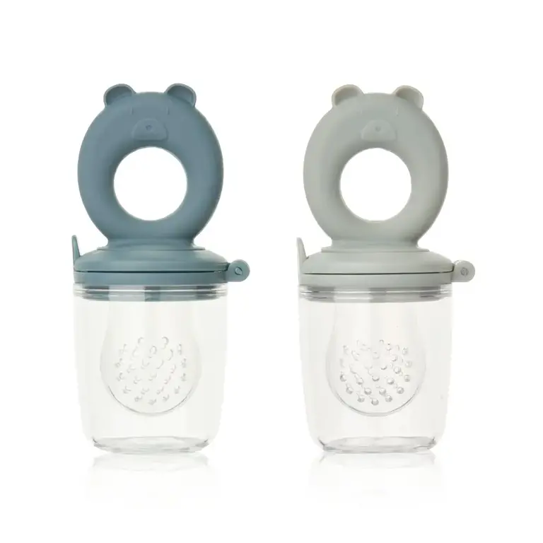 Liewood Miranda Food Feeder - Whale Blue/Dove Blue - 2-Pack