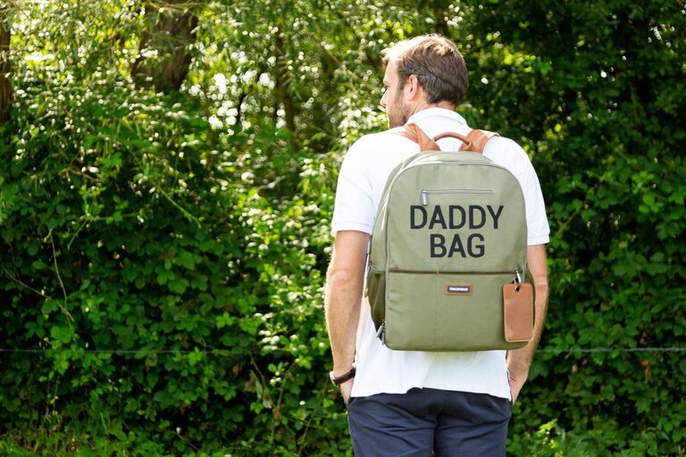 Childhome Daddy Backpack Canvas Kaki