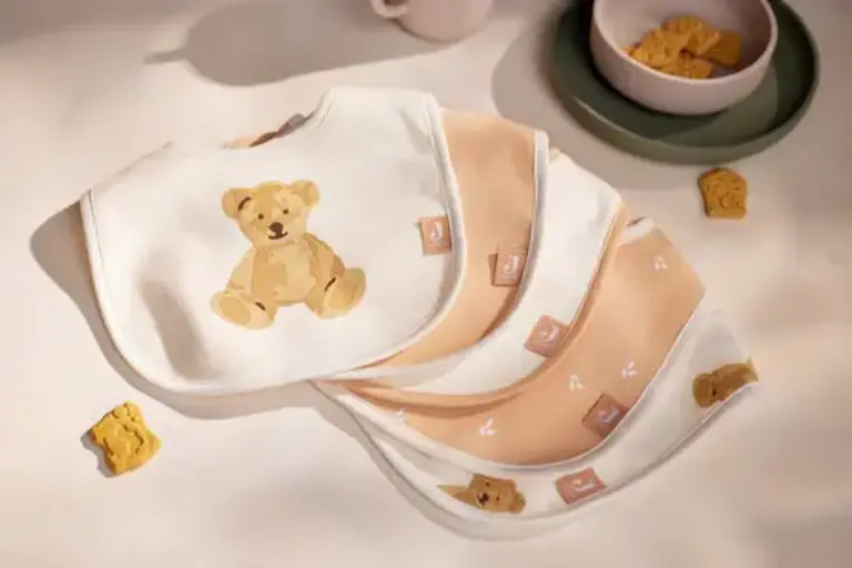 Jollein Slab Teddy Bear Harvest - 5 Stuks