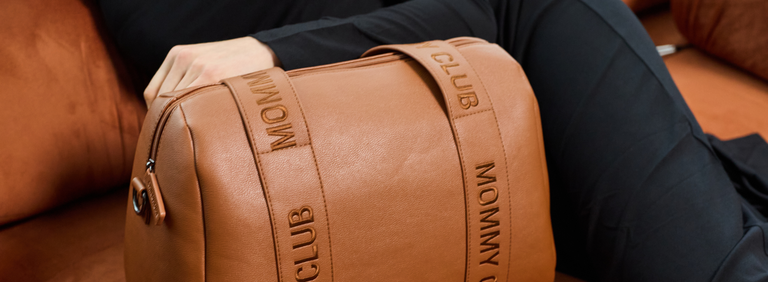 Childhome Mommy Club Verzorginstas- Signature - Laether Brown
