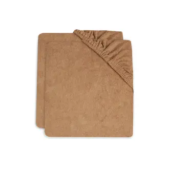 Jollein Aankleedkussenhoes Badstof 50x70cm - Biscuit - 2 Stuks