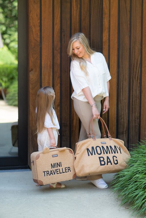 Childhome Mini Traveller Valiesje Teddy Brown