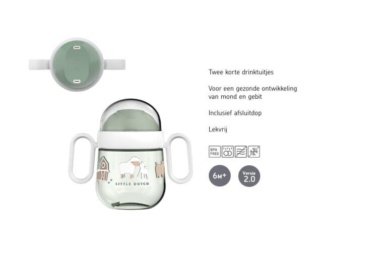 Little Dutch Antilekbeker 2.0 mio 200 ml - Little Farm