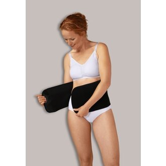 Carriwell Deluxe Post Birth Belly Binder - Black