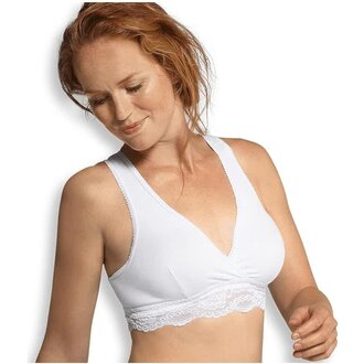 Carriwell Crossover Sleeping & Nursing Bra - white