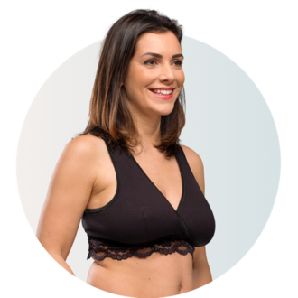 Carriwell Crossover Sleeping & Nursing Bra - black