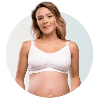 Carriwell Original Maternity & Nursing Bra - White