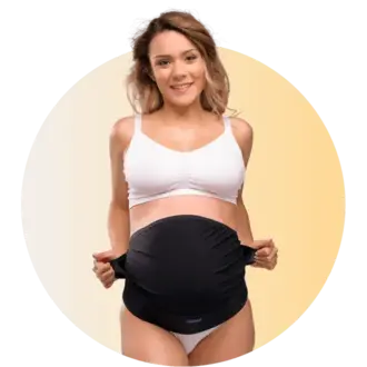 Carriwell Adjustable Deluxe Support Belt - Black